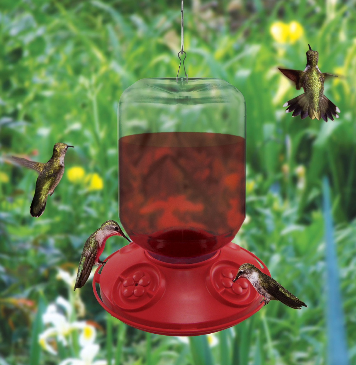 Dr. JB's Switchable 48oz Hummingbird Feeder